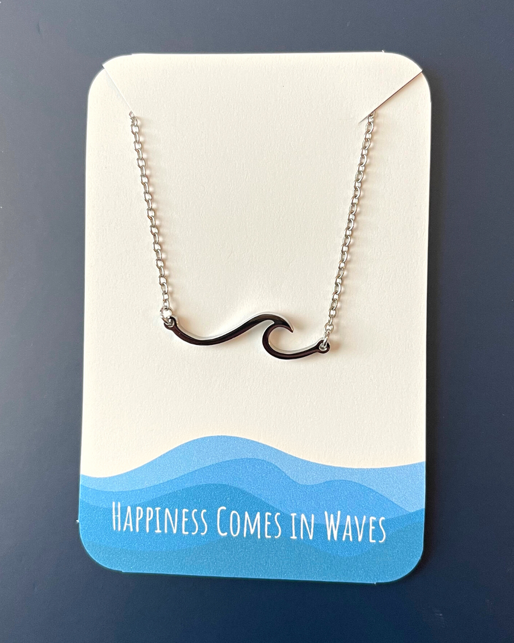 Happiness Comes In Waves Necklace