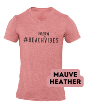 Load image into Gallery viewer, #BeachMomVibes V-neck
