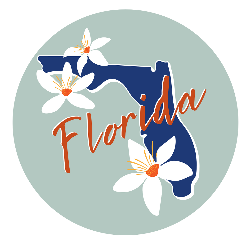 STICKER: Florida Orange Blossoms
