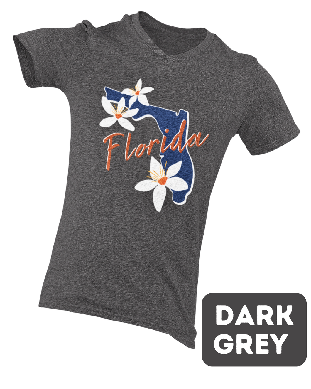 Florida Orange Blossoms V-neck