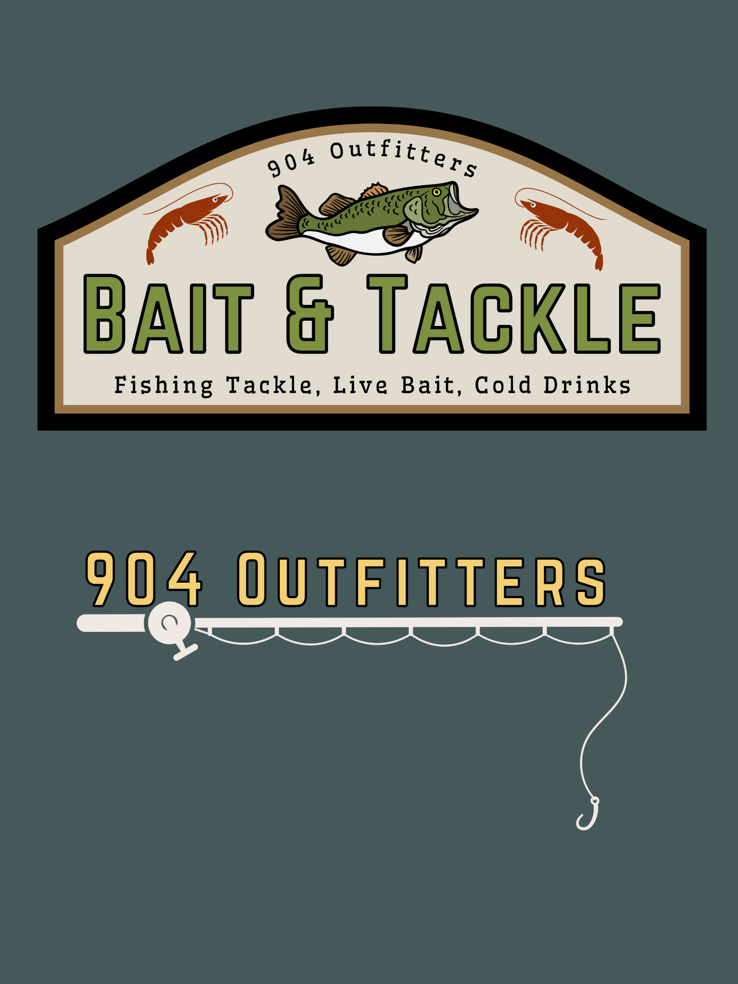 Bait and Tackle Large / Deep Teal Heather