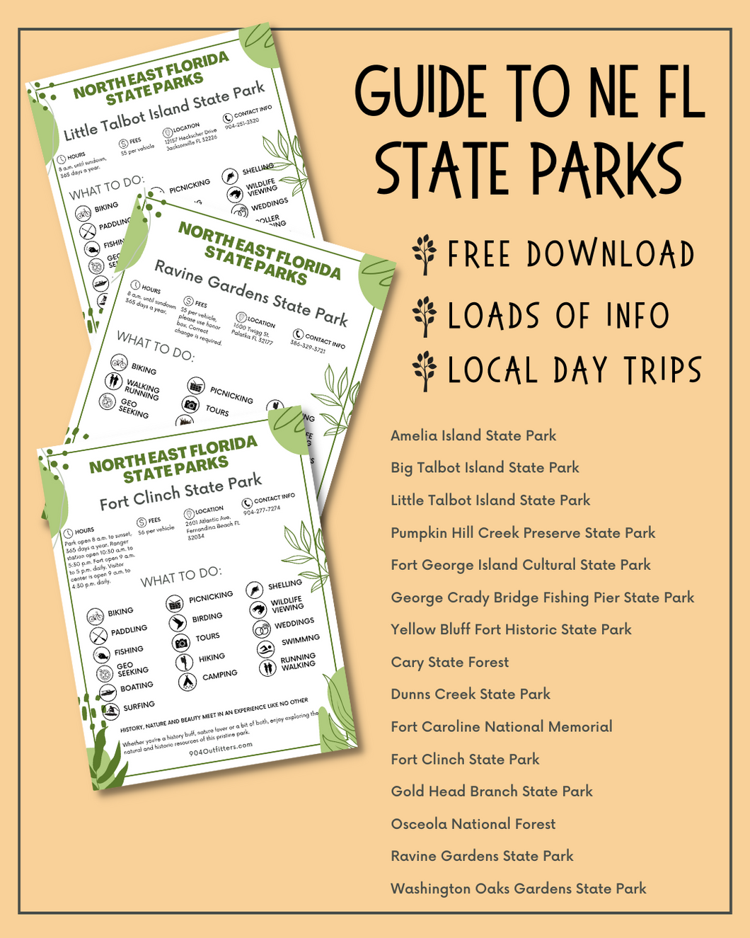 NE FL State Park Guide