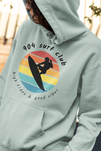 Load image into Gallery viewer, Sunset Silhouette Surfer Hoodie
