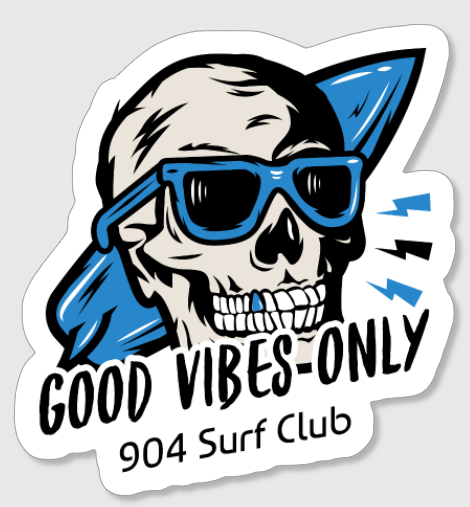 STICKER: Good Vibes Skelly