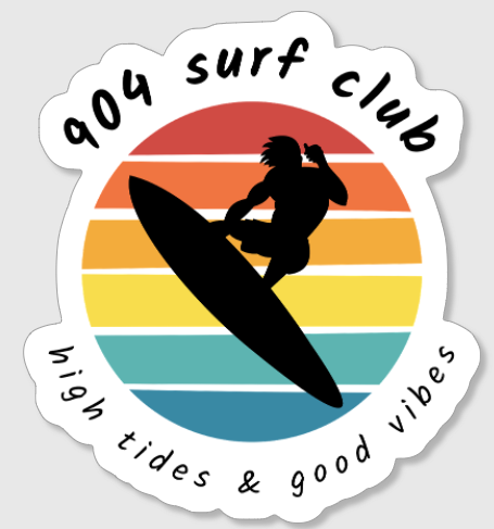 STICKER: Silhouette Surfer
